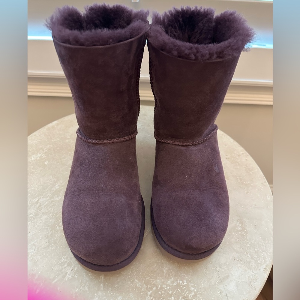 UGG Bailey Bow Purple SZ 7